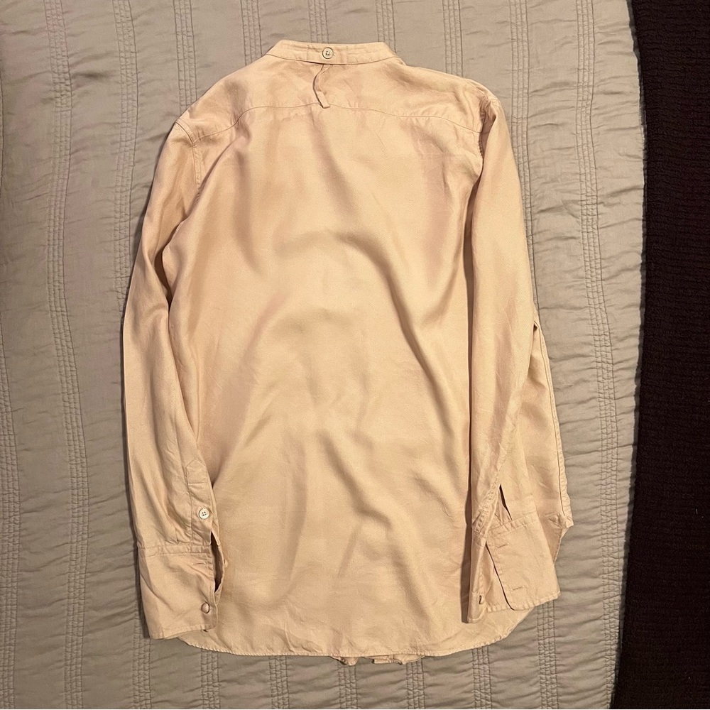 Helmut Lang Blush Tan button up Shirt - Picture 5 of 5